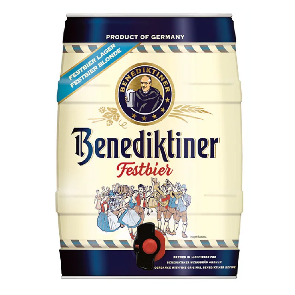 bom bia benediktner festbier 5L